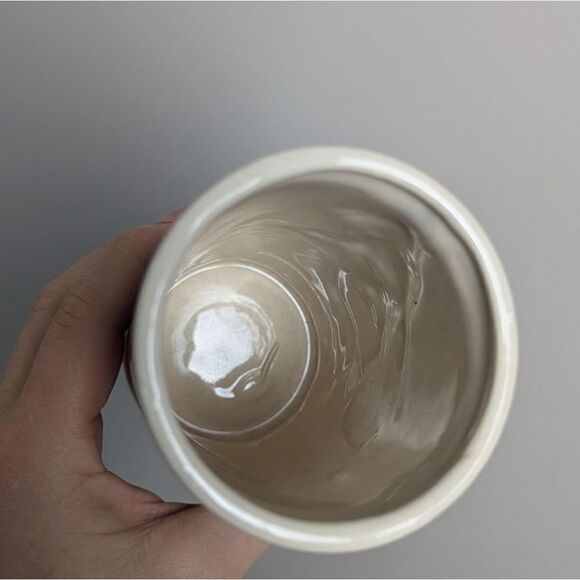 Vintage tiki glass ceramic Honolulu Blue and white pineapple - Picture 5 of 8